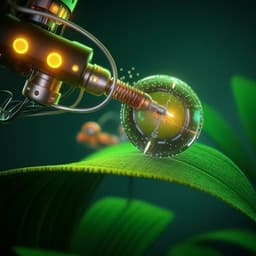 Plant-like hooked miniature machines for on-leaf sensing and delivery