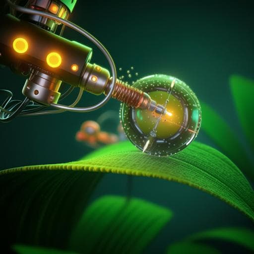 Plant-like hooked miniature machines for on-leaf sensing and delivery