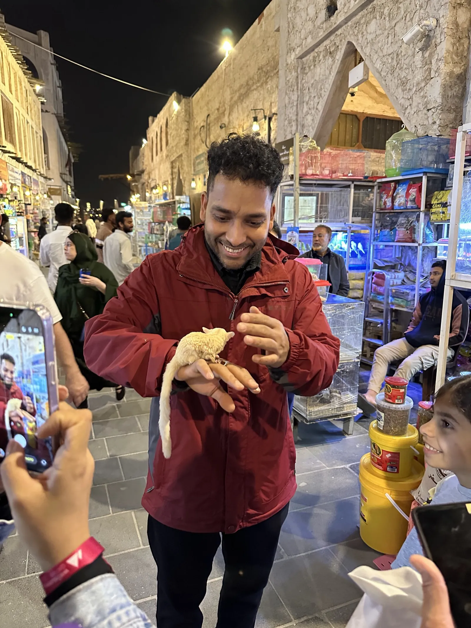 Tarun, co-founder, at Souq Waqif after a long Summit day
